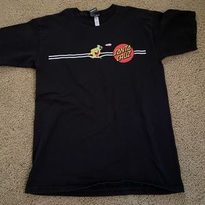 Santa Cruz X Spongebob graphic tee